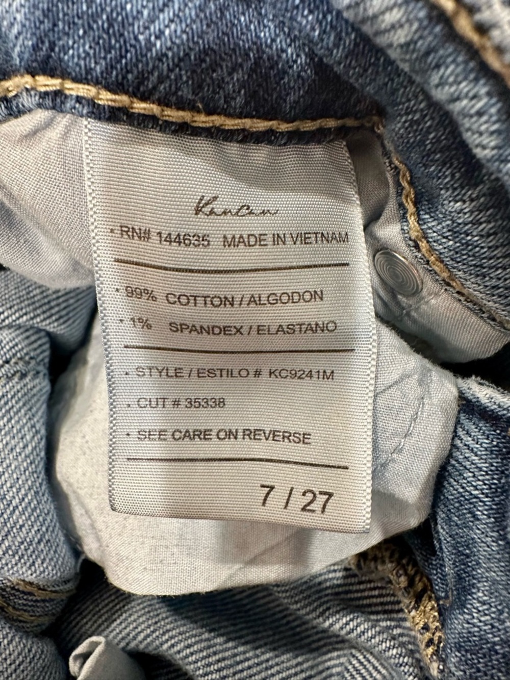 Kancan - RENTON HIGH RISE SLIM STRAIGHT Jean - Great condition! - Picture 3 of 7